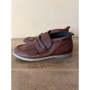 BEATRIZ FUREST LOW MOCCASINS BOOTS size 38 brown shoes made in Spain